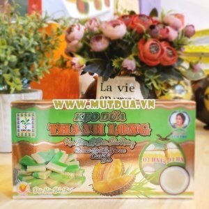 Kẹo dừa lá dứa sầu riêng Thanh Long 300g